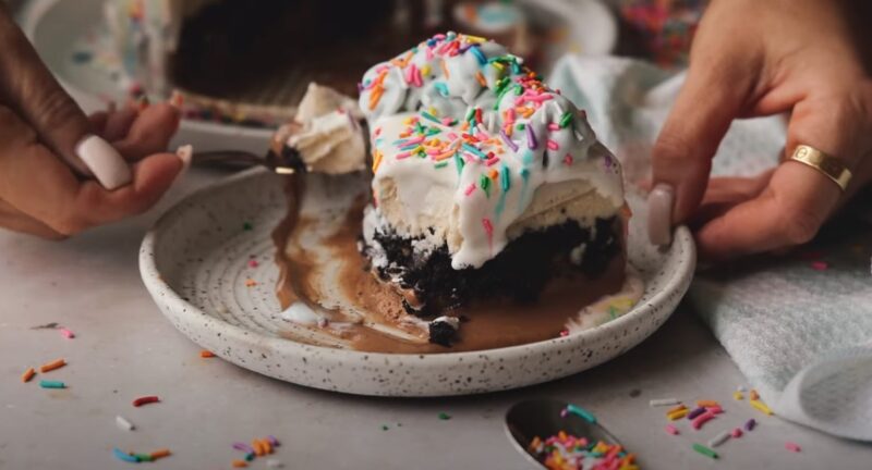 Vegan Vanilla Birthday Cake Ice Cream